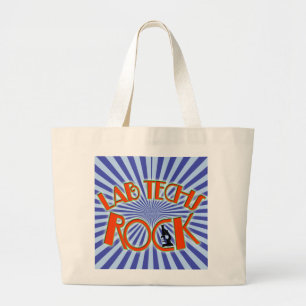 GRAND TOTE BAG STARBURST LAB TECHS ROCK (LABORATOIRE SCIENTIFIQUE