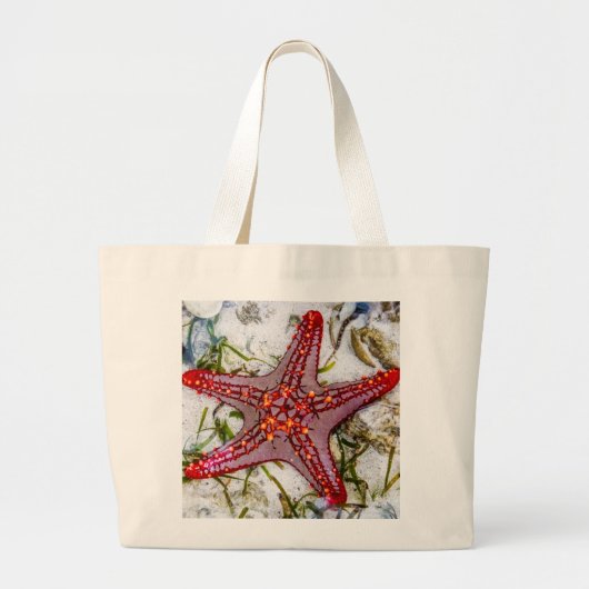 Grand Tote Bag Starfish, Zanzibar, Tanzanie (Devant)