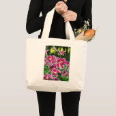 Grand Tote Bag Stargazer Lilies (Devant (produit))