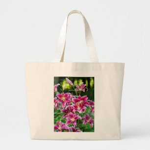 Grand Tote Bag Stargazer Lilies
