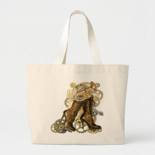 Grand Tote Bag Steampunk Sculptures Bridesservantes