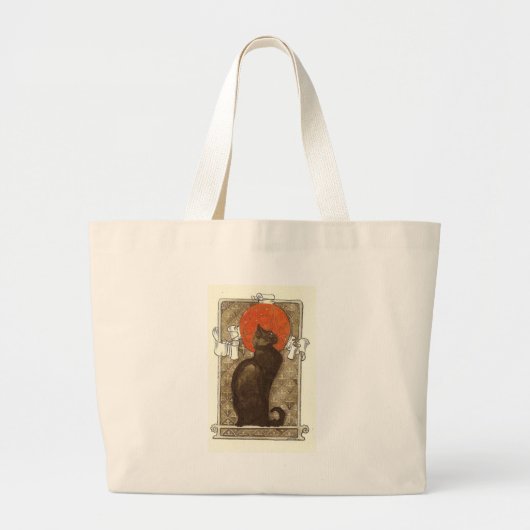 Grand Tote Bag Steinlein's Cat - Art Nouveau (Devant)
