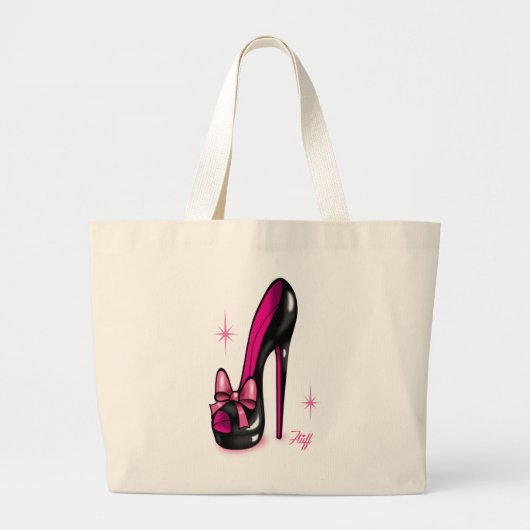Grand Tote Bag Stiletto Shoe Fourre-tout par Fluff (Devant)