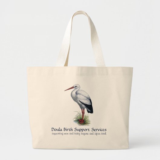 Grand Tote Bag Stork Doula ou sage-femme
