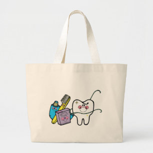 Grand Tote Bag Substance dentaire pour dentiste jour le 6 mars