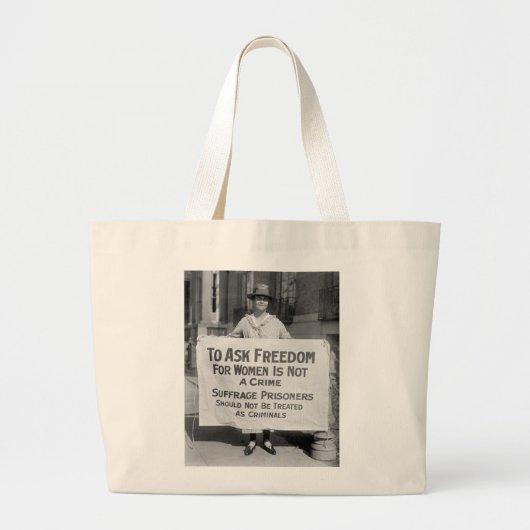 Grand Tote Bag Suffragette pour Alice Paul, 1917 (Devant)