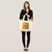 Grand Tote Bag Suite d'été (Devant (modèle))