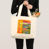 Grand Tote Bag Suite d'été (Devant (produit))