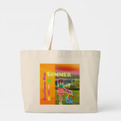 Grand Tote Bag Suite d'été (Dos)