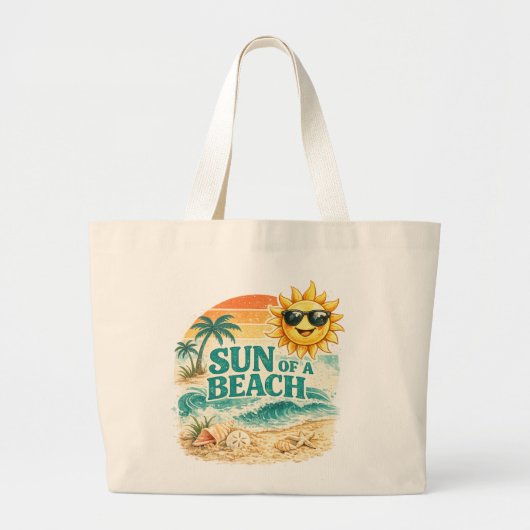 Grand Tote Bag Sun of a Beach (Devant)