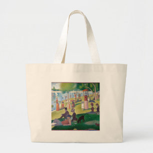 Grand Tote Bag Sunday on La Grande Jatte Seurat Painting