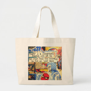 Grand Tote Bag Superhero Jumbo Fourre-tout