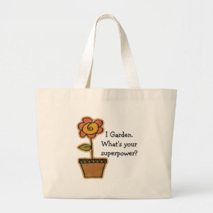 Grand Tote Bag Superpuissance du jardin