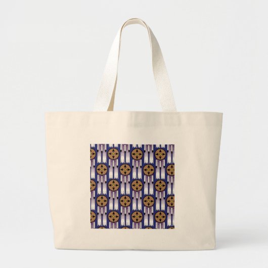 Grand Tote Bag Surveillance du bouclier (Devant)