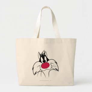 Grand Tote Bag SYLVESTER™ visage nez rouge