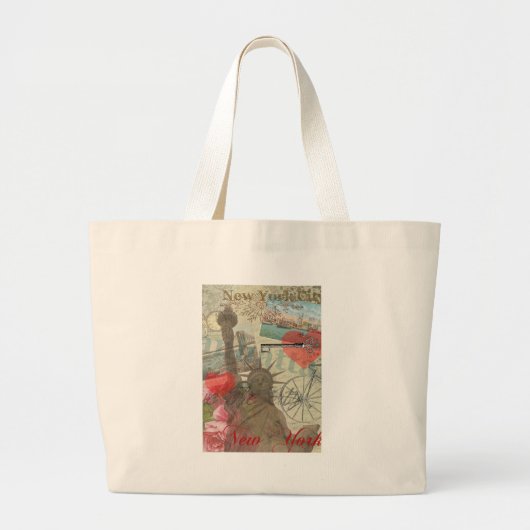 Grand Tote Bag Symbole d'Art de New York (Devant)
