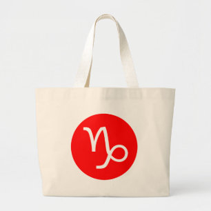 Grand Tote Bag Symbole de Capricorne