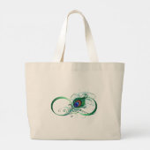 Grand Tote Bag Symbole de l'Infinity (Dos)