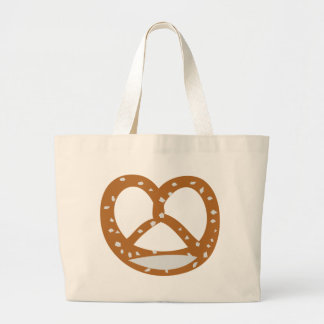 Grand Tote Bag symbole du logo de la boulangerie bretzel