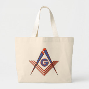 Grand Tote Bag symbole Freemason