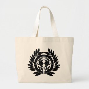 Grand Tote Bag SYMBOLE KAMON Crest de la famille japonaise