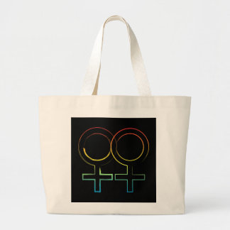 Grand Tote Bag symbole lesbien