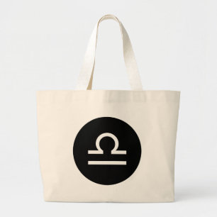 Grand Tote Bag Symbole Libra
