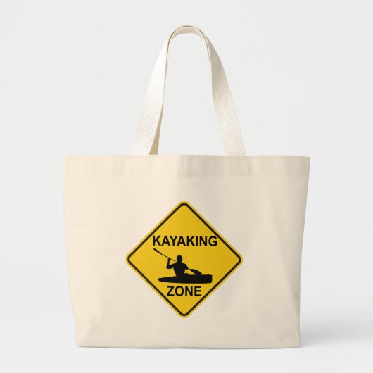 Grand Tote Bag SYMBOLE ROUTIER DE Kayak (Devant)