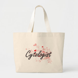 Grand Tote Bag Système de travail artistique de Cytologist avec