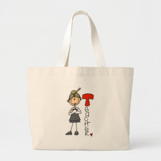Grand Tote Bag T est pour le professeur