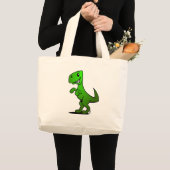Grand Tote Bag T-Rex (Devant (produit))
