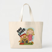 Grand Tote Bag T-shirts et cadeaux blonds de fille d'amoureux des (Devant)