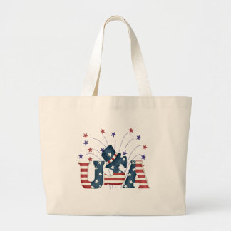 Grand Tote Bag T-shirts et cadeaux de bannière étoilée des