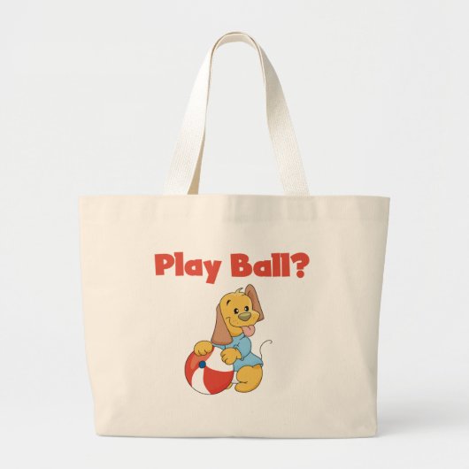 Grand Tote Bag T-shirts et cadeaux de boule de jeu (Devant)