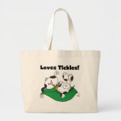 Grand Tote Bag T-shirts et cadeaux de chatouillements d'amours (Devant)