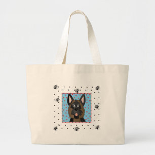 Grand Tote Bag T-shirts et cadeaux de chien de berger allemand