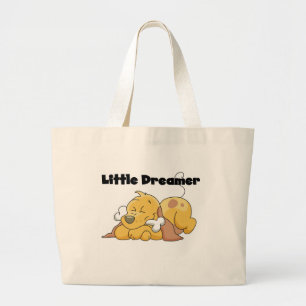 Grand Tote Bag T-shirts et cadeaux de chien Little Dreamer