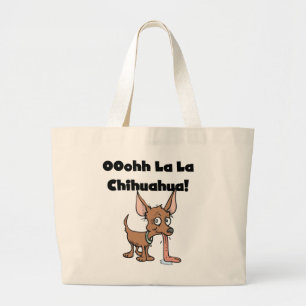 Grand Tote Bag T-shirts et cadeaux de chiwawa de La de La d'Oohhh