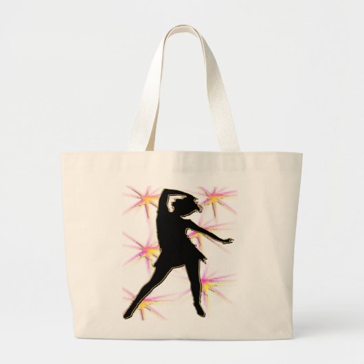 Grand Tote Bag T-shirts et cadeaux de diva de danse (Devant)