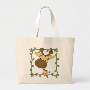 Grand Tote Bag T-shirts et cadeaux de girafe de bébé