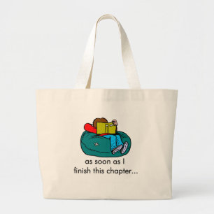 Grand Tote Bag T-shirts et cadeaux de lecteur