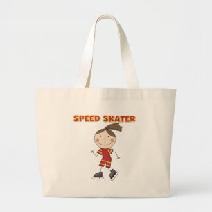 Grand Tote Bag T-shirts et cadeaux de patineur de vitesse de