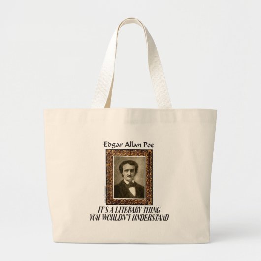 GRAND TOTE BAG T-SHIRTS ET CADEAUX D'EDGAR ALLAN POE (Devant)