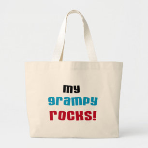 Grand Tote Bag T-shirts et cadeaux My Grampy Rocks