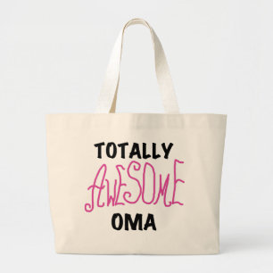 Grand Tote Bag T-shirts et cadeaux Oma Pink absolument géniaux
