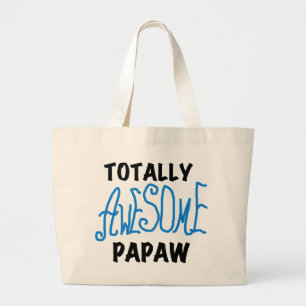 Grand Tote Bag T-shirts et cadeaux Papaw absolument géniaux