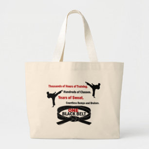 Grand Tote Bag T-SHIRTS et HABILLEMENT d'UN KARATÉ de la ceintur