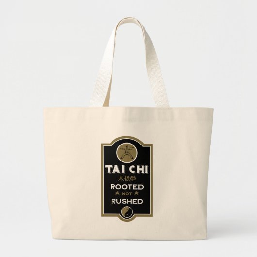 Grand Tote Bag Tai Chi Practitioner Gift (Devant)
