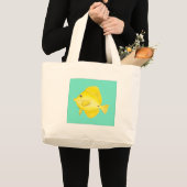 Grand Tote Bag Tang jaune (Devant (produit))