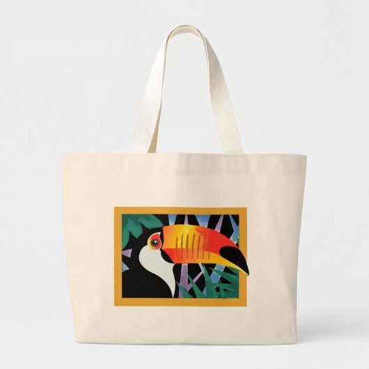 Grand Tote Bag Tango de toucan (Devant)